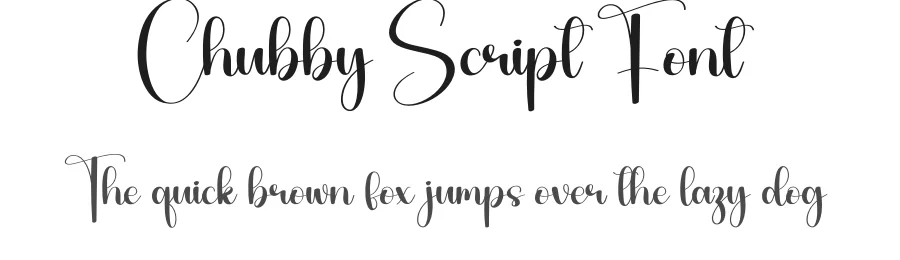 Chubby Script Font by creativeletter — Script Handwritten Font