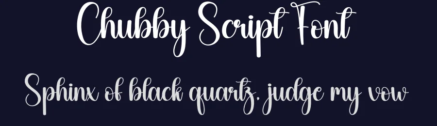 Chubby Script Font by creativeletter — Script Handwritten Font — thumbnail 2
