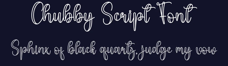Chubby Script Font by andikastudio — Script Handwritten Font — thumbnail 2