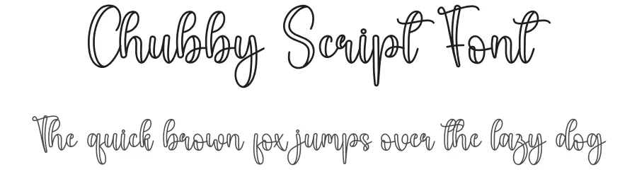 Chubby Script Font by andikastudio — Script Handwritten Font