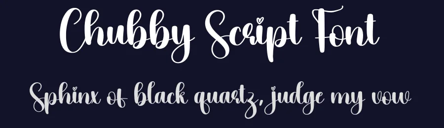 Chubby Script Font by creativeletter — Script Handwritten Font — thumbnail 2