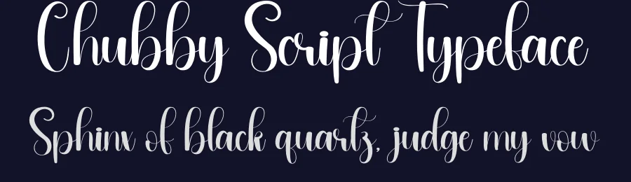 Chubby Script Typeface by andikastudio — Script Handwritten Font — thumbnail 2