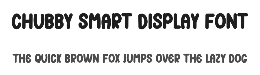 Chubby Smart Display Font by inermediaSTUDIO — Display Font