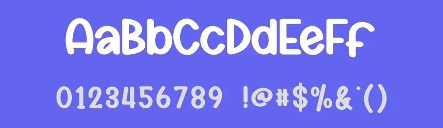 Chubby Thick Playful Font by creativeletter — Display Font — thumbnail 3