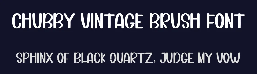 Chubby Vintage Brush Font by inermediaSTUDIO — Display Font — thumbnail 2
