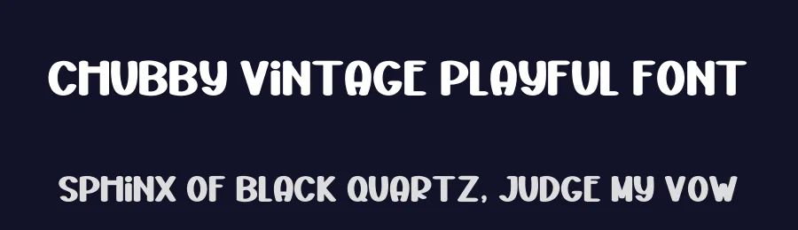 Chubby VIntage Playful Font by freshtypeink — Script Handwritten Font — thumbnail 2
