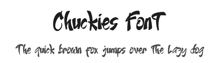 Chuckies Font by Dhabee — Script Handwritten Font