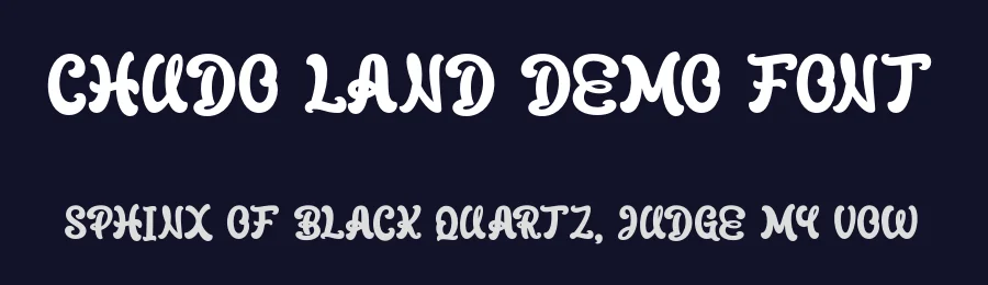 Chudo Land Demo Font by Lettersweet — Display Font — thumbnail 2