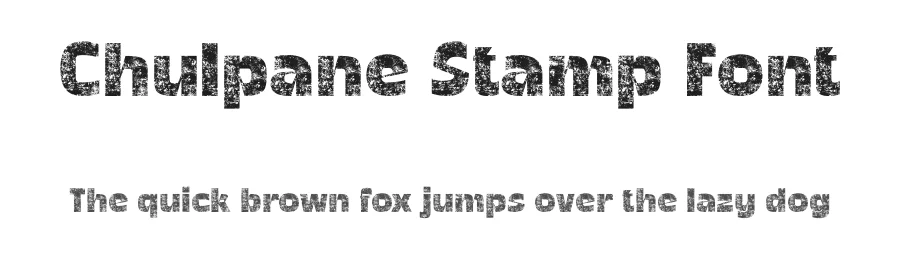 Chulpane Stamp Font by craftsupplyco — Display Font
