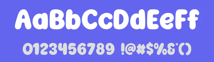 Chunky Boom – Cute Bubble Display Font by Siapgraph — Display Font — thumbnail 3