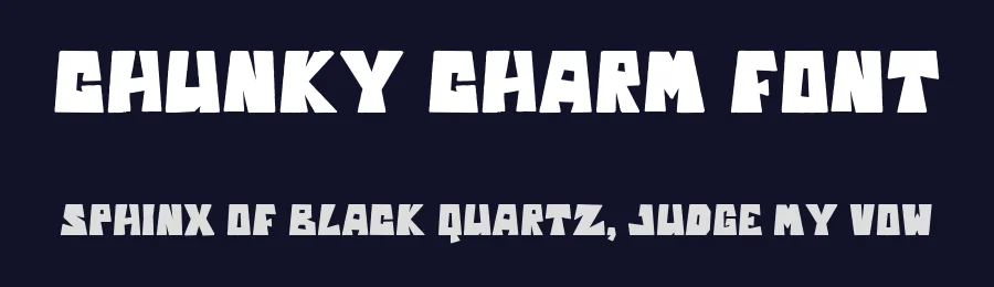 Chunky Charm Font by zerologic studio — Decorative Font — thumbnail 2