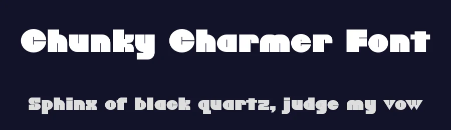Chunky Charmer Font by HipFonts — Display Font — thumbnail 2