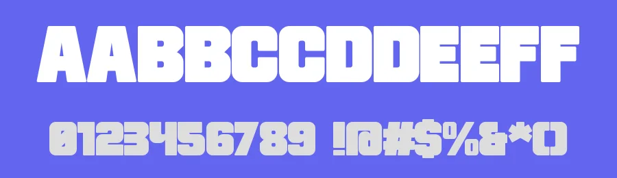 Chunky Preppy Font by Almairatype — Display Font — thumbnail 3