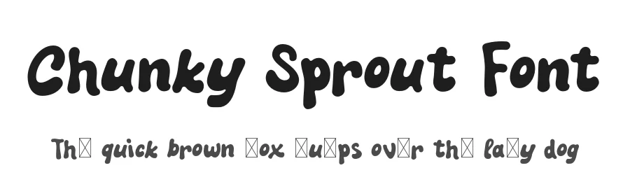 Chunky Sprout Font by Imoodev — Decorative Font
