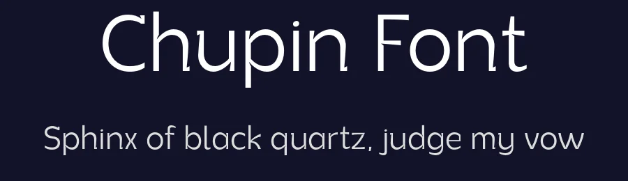 Chupin Font by Patria Ari — Sans Serif Font — thumbnail 2