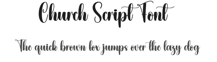 Church Script Font by creativeletter — Script Handwritten Font