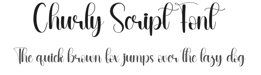 Churly Script Font by andikastudio — Script Handwritten Font