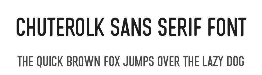 CHUTEROLK Sans Serif Font by Namara Creative Studio — Sans Serif Font