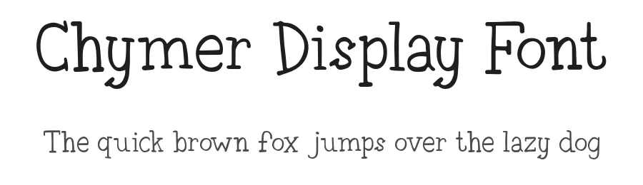 Chymer Display Font by Creatifontstudios — Display Font