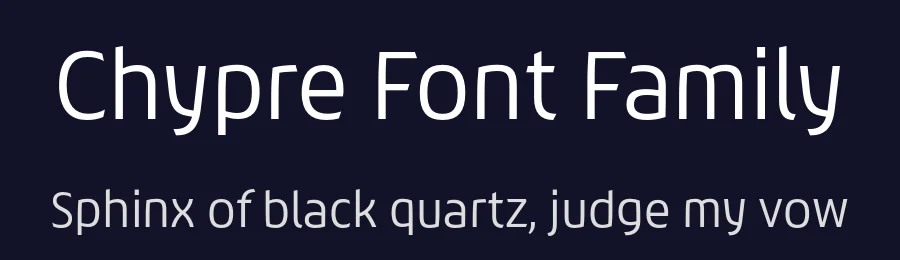 Chypre Font Family by insigne — Sans Serif Font — thumbnail 2