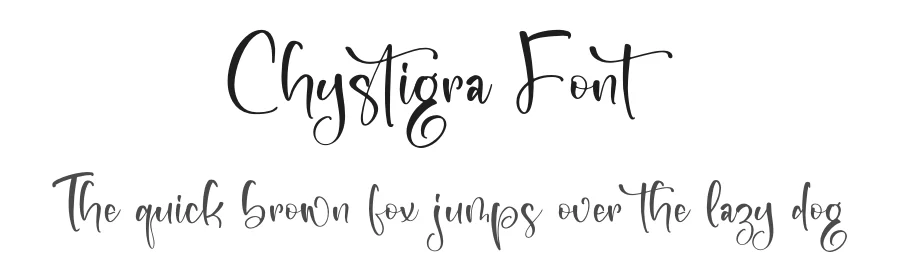 Chystigra Font by letterfabric — Script Handwritten Font