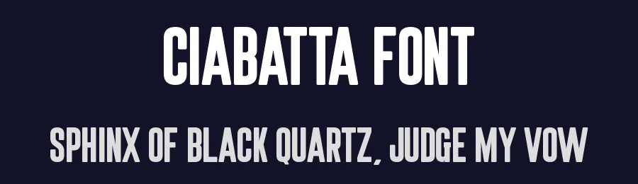 Ciabatta Font by Almairatype — Display Font — thumbnail 2