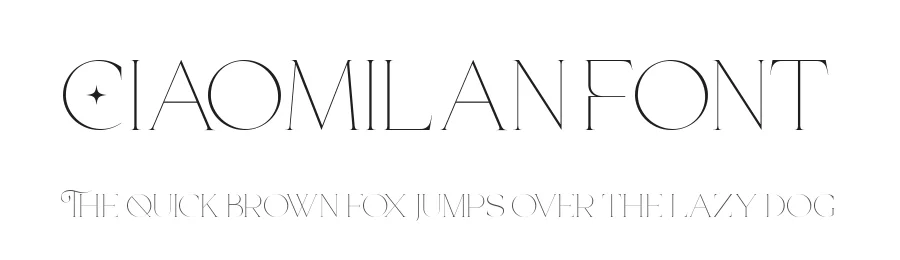 CiaoMilan Font by ClevUs — Serif Font