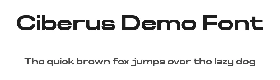 Ciberus Demo Font by Nexaline — Decorative Font