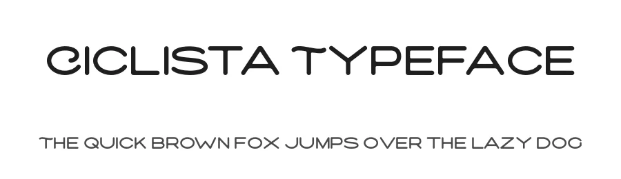 Ciclista Typeface by 1871 Project β Decorative Font