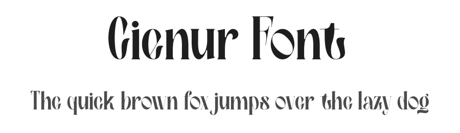 Cienur Font by MaikoHatta — Serif Font