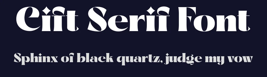 Cift Serif Font by Graptail — Serif Font — thumbnail 2