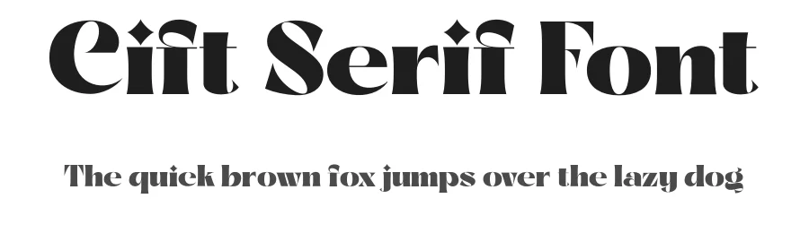 Cift Serif Font by Graptail — Serif Font