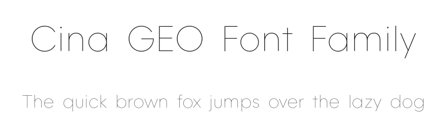 Cina GEO Font Family by Michael Cina — Sans Serif Font