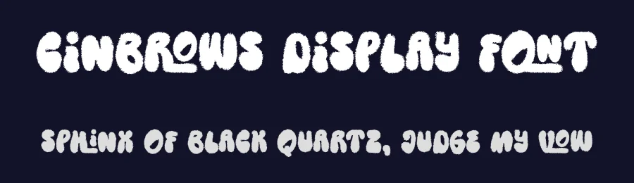 Cinbrows Display Font by Dhabee — Script Handwritten Font — thumbnail 2