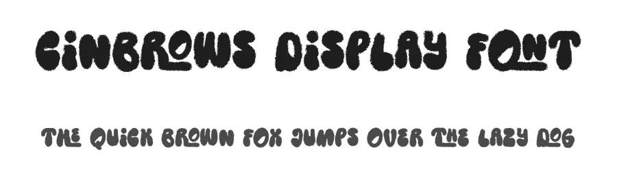 Cinbrows Display Font by Dhabee — Script Handwritten Font