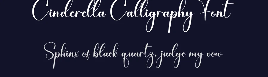Cinderella Calligraphy Font by creativeletter — Script Handwritten Font — thumbnail 2