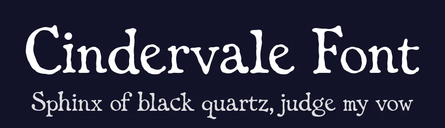 Cindervale Font by letterhanna — Display Font — thumbnail 2