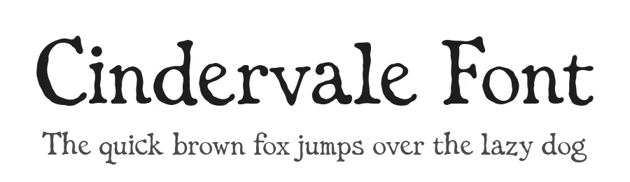 Cindervale Font by letterhanna — Display Font