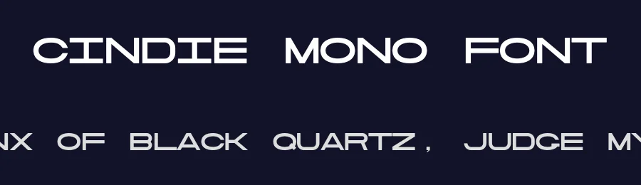 Cindie Mono Font by Lewis McGuffie Type — Sans Serif Font — thumbnail 2