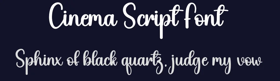 Cinema Script Font by andikastudio — Script Handwritten Font — thumbnail 2