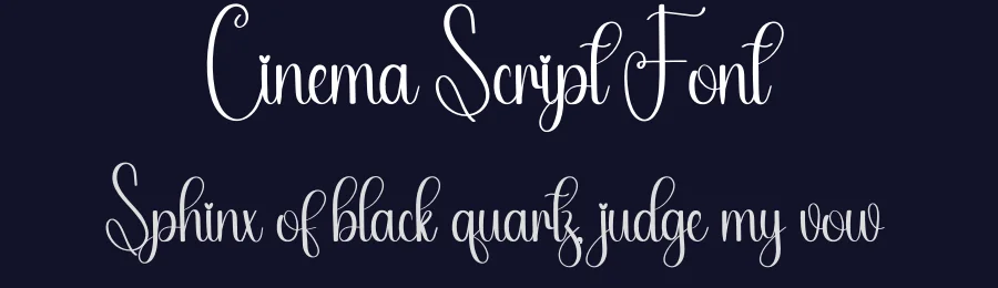 Cinema Script Font by andikastudio — Script Handwritten Font — thumbnail 2