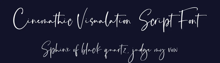 Cinemathic Visualation Script Font by Fikryal Studio — Script Handwritten Font — thumbnail 2