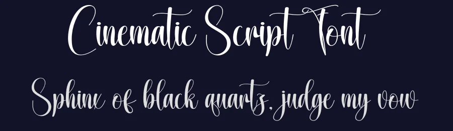 Cinematic Script Font by creativeletter — Script Handwritten Font — thumbnail 2