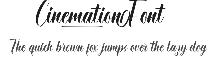 Cinemation Font by RaisProject — Script Handwritten Font