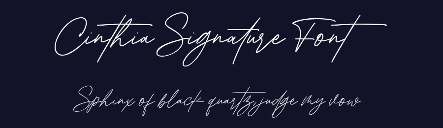 Cinthia Signature Font by metafontsy — Script Handwritten Font — thumbnail 2