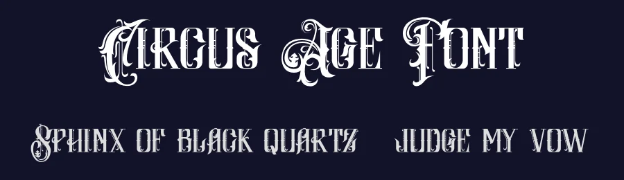 Circus Age Font by pandekastudio — Blackletter Font — thumbnail 2