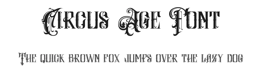 Circus Age Font by pandekastudio — Blackletter Font