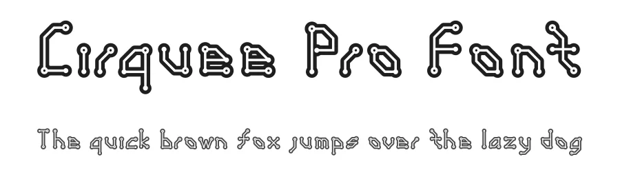 Cirquee Pro Font by Pabasar — Display Font