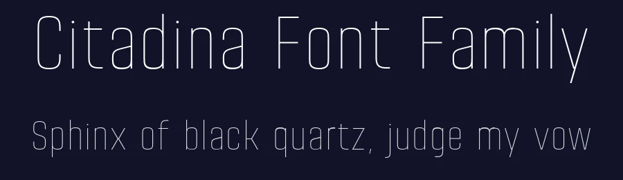 Citadina Font Family by Graviton Font Foundry — Sans Serif Font — thumbnail 2