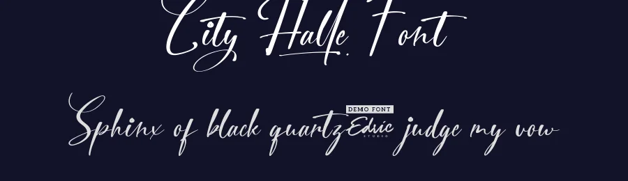 City Halle Font by edricstudio — Script Handwritten Font — thumbnail 2